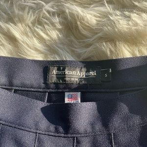 Original American Apparel Navy Tennis Skirt